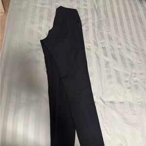 Colorfulkoala Black High-Waist Leggings with Pockets